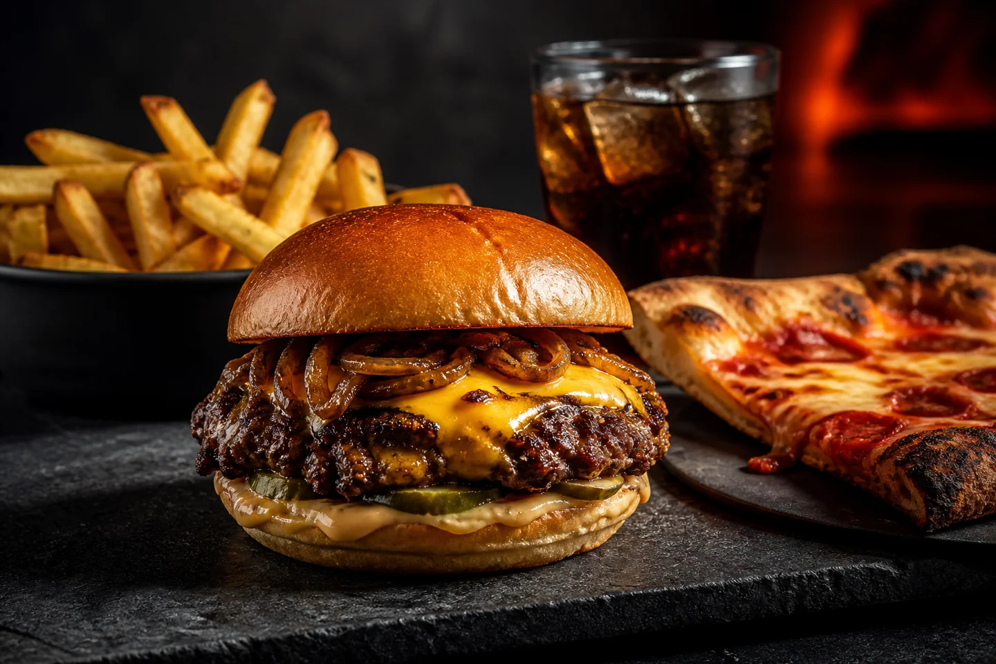 برگر در قالب پرانرژی و فروش‌محور Bold Fast Food